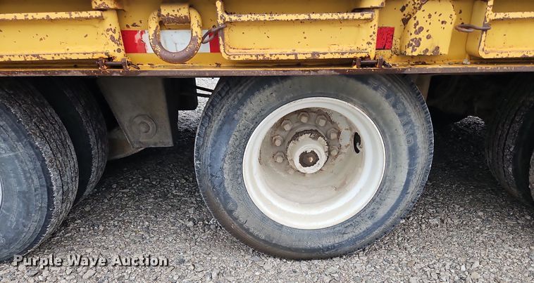 image for item LM9054 1996 Load King  drop deck equipment trailer