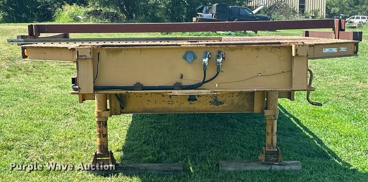 image for item MB9668 2005 Shop built  drop deck equipment trailer