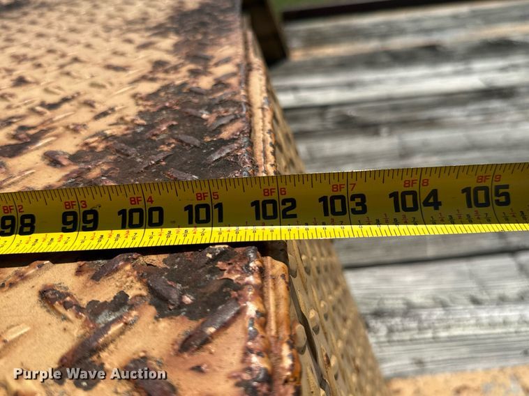 image for item MB9668 2005 Shop built  drop deck equipment trailer