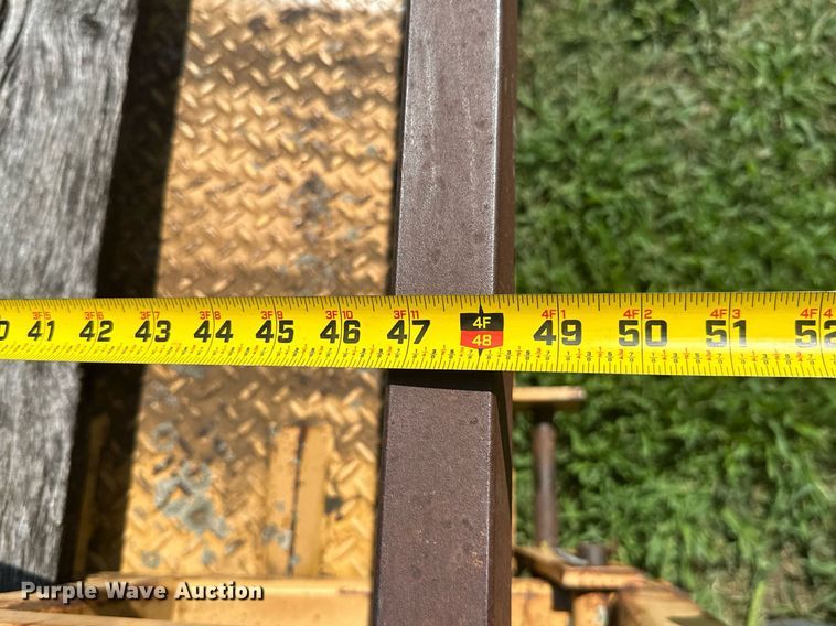 image for item MB9668 2005 Shop built  drop deck equipment trailer