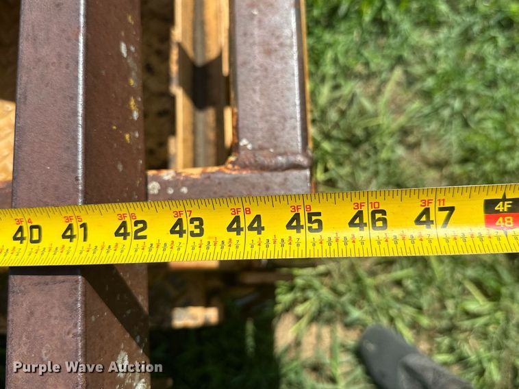 image for item MB9668 2005 Shop built  drop deck equipment trailer