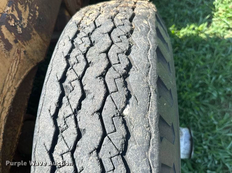 image for item MB9668 2005 Shop built  drop deck equipment trailer