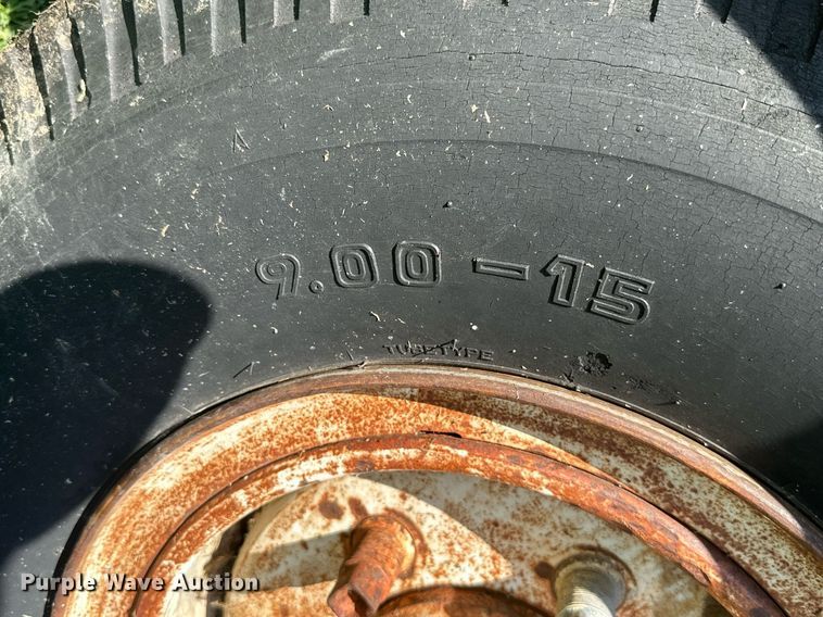 image for item MB9668 2005 Shop built  drop deck equipment trailer