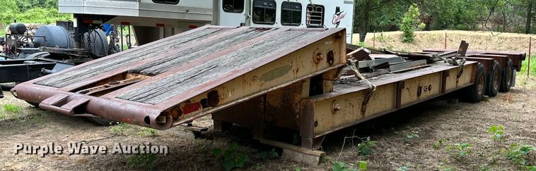 image for item MB9683 1980 Transport Systems 50-L-3SFG  lowboy equipment trailer