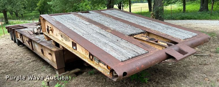 image for item MB9683 1980 Transport Systems 50-L-3SFG  lowboy equipment trailer