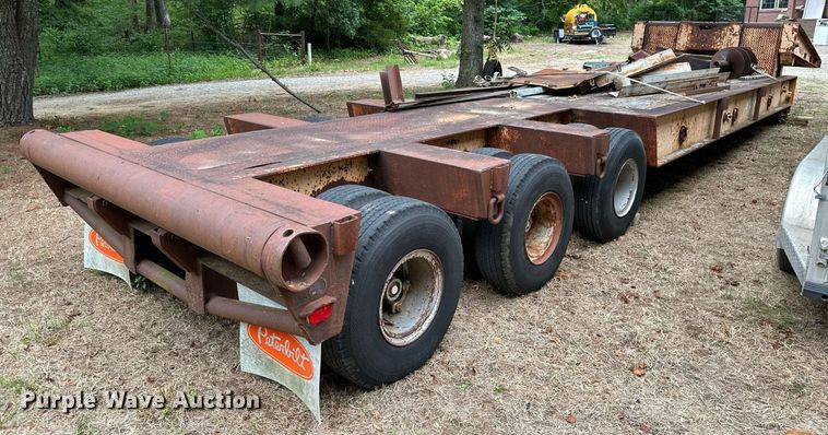 image for item MB9683 1980 Transport Systems 50-L-3SFG  lowboy equipment trailer