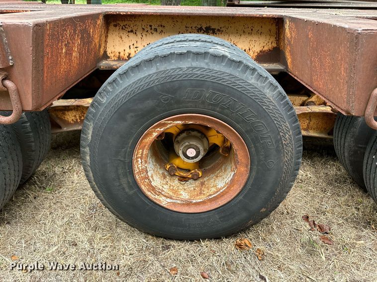 image for item MB9683 1980 Transport Systems 50-L-3SFG  lowboy equipment trailer