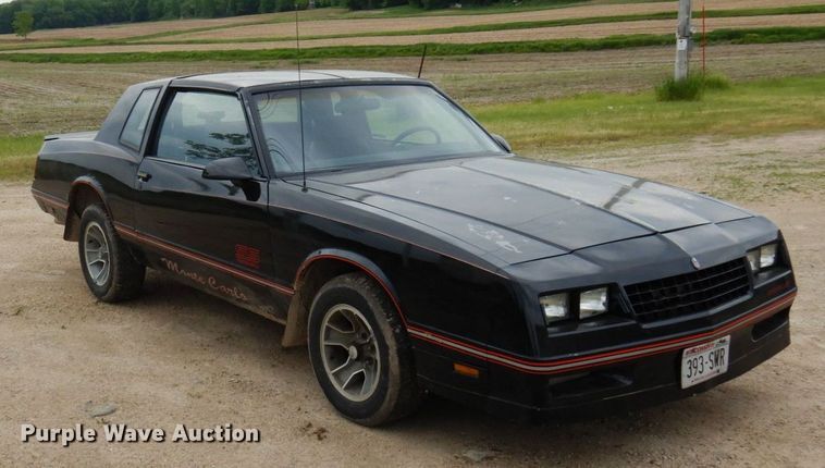 image for item AF9697 1988 Chevrolet Monte Carlo SS
