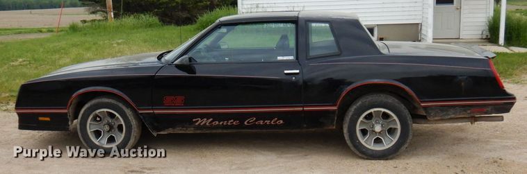 image for item AF9697 1988 Chevrolet Monte Carlo SS