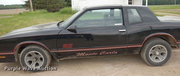 image for item AF9697 1988 Chevrolet Monte Carlo SS