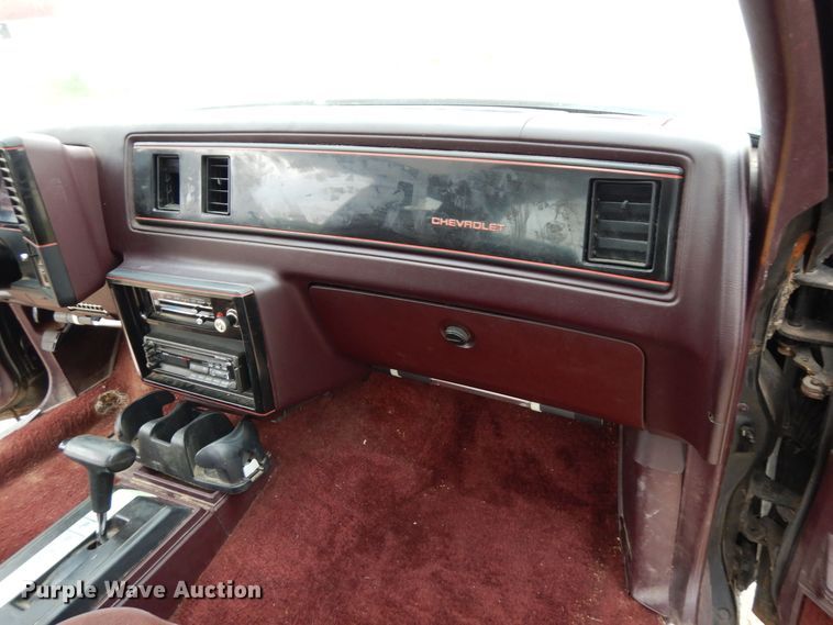 image for item AF9697 1988 Chevrolet Monte Carlo SS