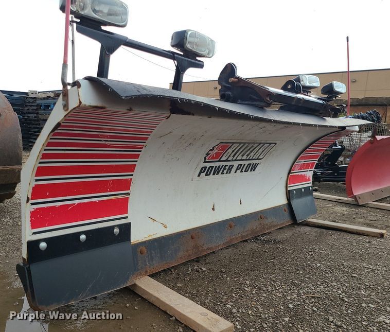 image for item BR9777 Blizzard Power Plow  96"W snow plow