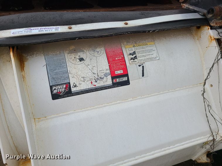 image for item BR9777 Blizzard Power Plow  96"W snow plow