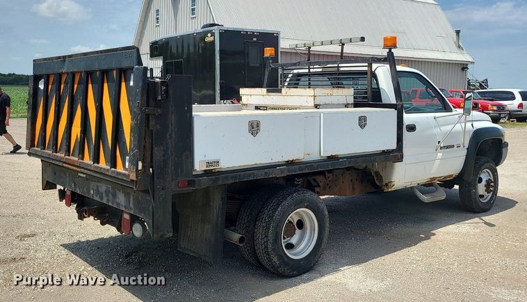 image for item DC6029 1999 Dodge Ram 3500  flatbed pickup truck