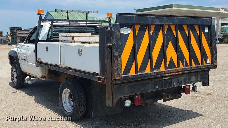 image for item DC6029 1999 Dodge Ram 3500  flatbed pickup truck