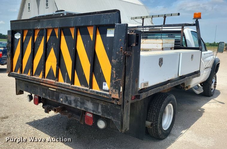 image for item DC6029 1999 Dodge Ram 3500  flatbed pickup truck