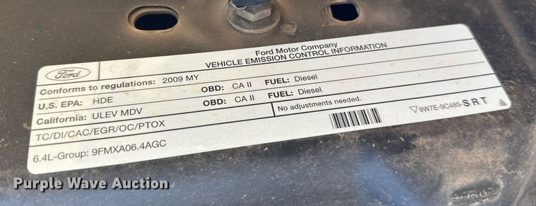 image for item DH8579 2009 Ford F250 Super Duty  Crew Cab pickup truck