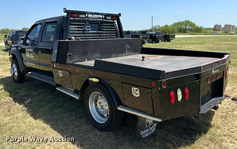 image for item DH8582 2005 Ford F550  Crew Cab flatbed truck