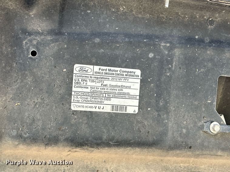 image for item DH8588 2012 Ford F150  SuperCab pickup truck