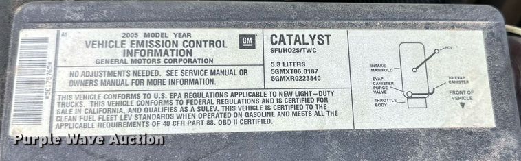 image for item DH8589 2005 Chevrolet Silverado 1500  pickup truck