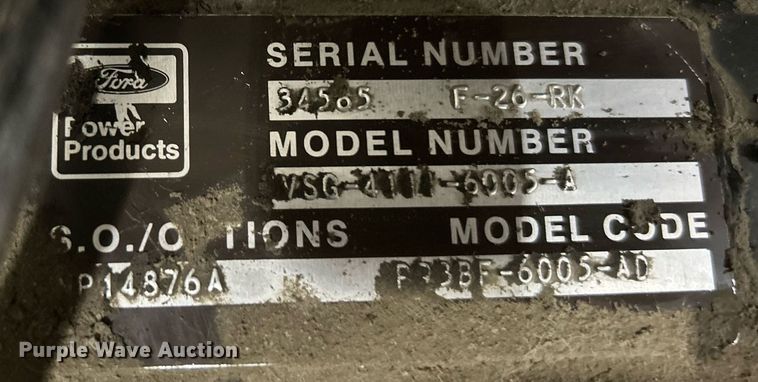 image for item DI7920 Tennant 355  sweeper