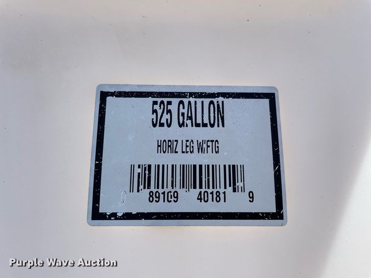 image for item DL3898 (2) 525 gallon poly tanks