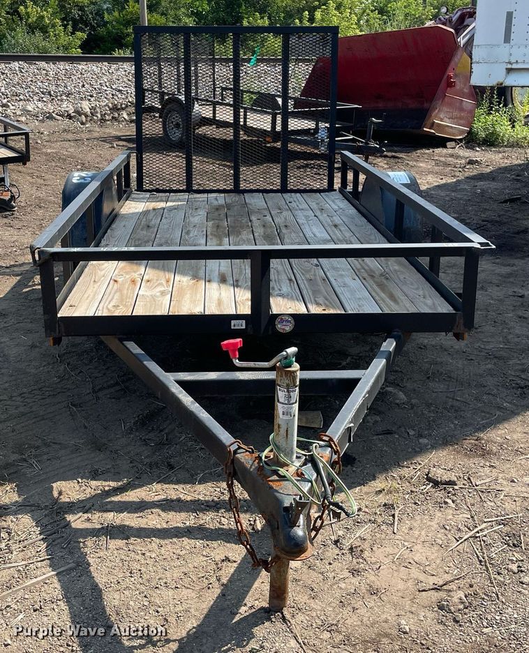 image for item DL3927 2019 Teske Manufacturing Inc  utility trailer