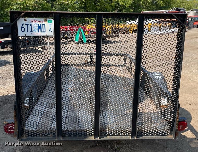 image for item DL3927 2019 Teske Manufacturing Inc  utility trailer