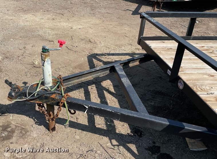image for item DL3927 2019 Teske Manufacturing Inc  utility trailer