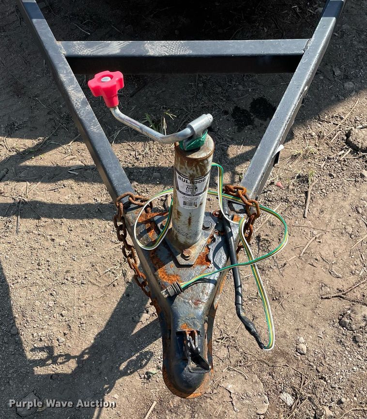 image for item DL3927 2019 Teske Manufacturing Inc  utility trailer