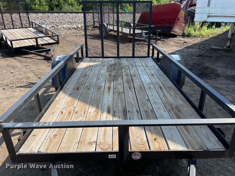 image for item DL3927 2019 Teske Manufacturing Inc  utility trailer