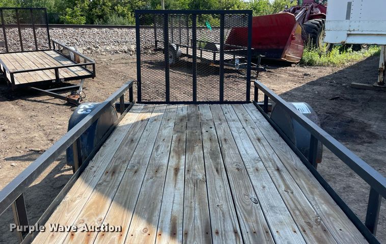 image for item DL3927 2019 Teske Manufacturing Inc  utility trailer