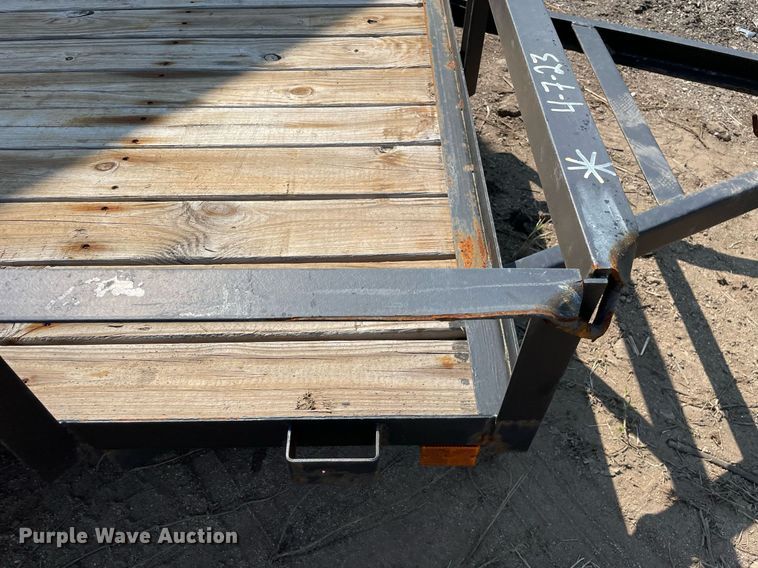 image for item DL3927 2019 Teske Manufacturing Inc  utility trailer