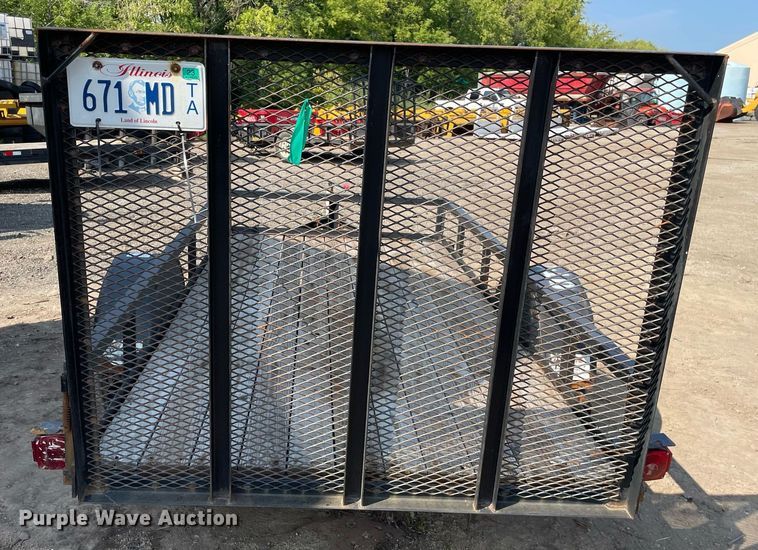 image for item DL3927 2019 Teske Manufacturing Inc  utility trailer