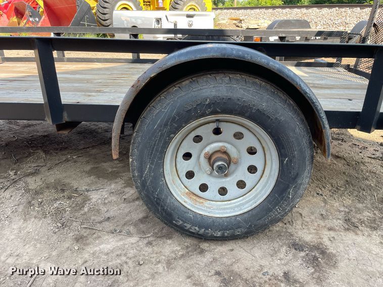 image for item DL3927 2019 Teske Manufacturing Inc  utility trailer