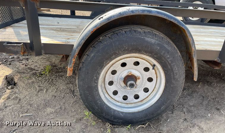 image for item DL3927 2019 Teske Manufacturing Inc  utility trailer