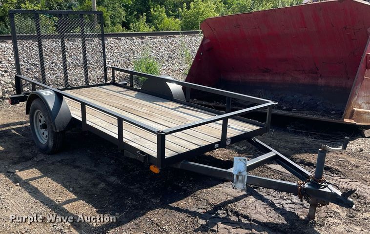 image for item DL3928 2019 Teske Manufacturing Inc  utility trailer