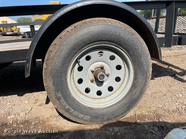 image for item DL3928 2019 Teske Manufacturing Inc  utility trailer