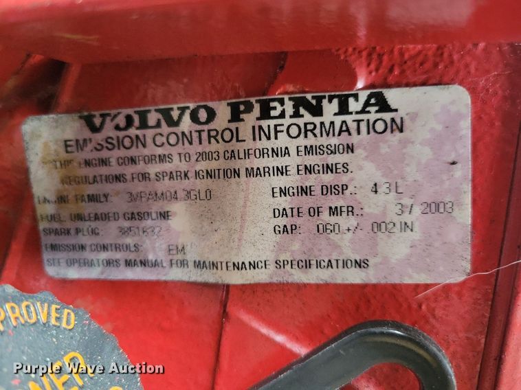 image for item DN4027 2003 Sylvan 190  boat