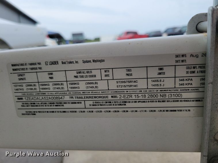 image for item DN4027 2003 Sylvan 190  boat