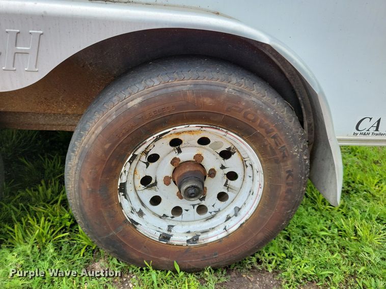 image for item DN4029 2018 H&H  enclosed cargo trailer