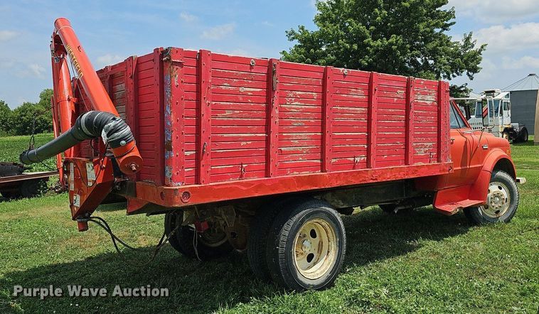 image for item DN8530 1969 GMC C50  grain truck