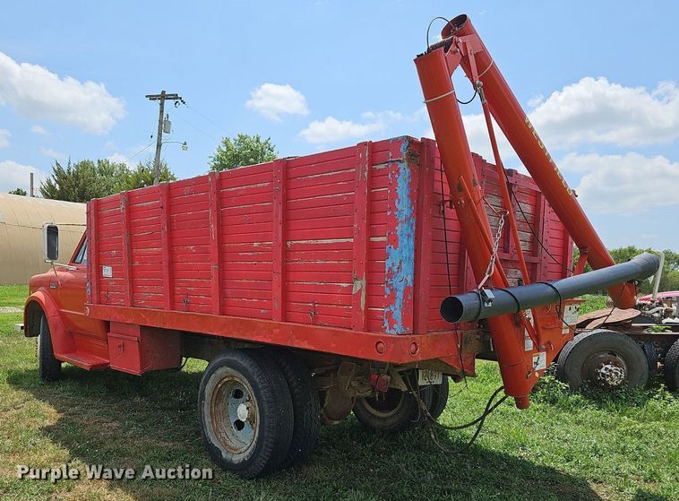image for item DN8530 1969 GMC C50  grain truck