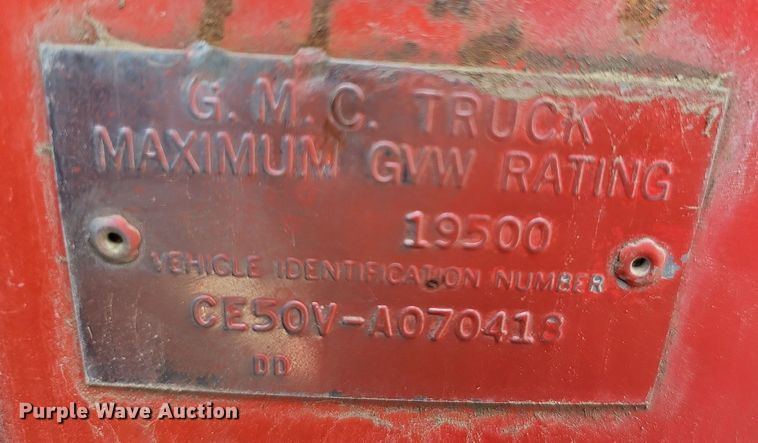 image for item DN8530 1969 GMC C50  grain truck