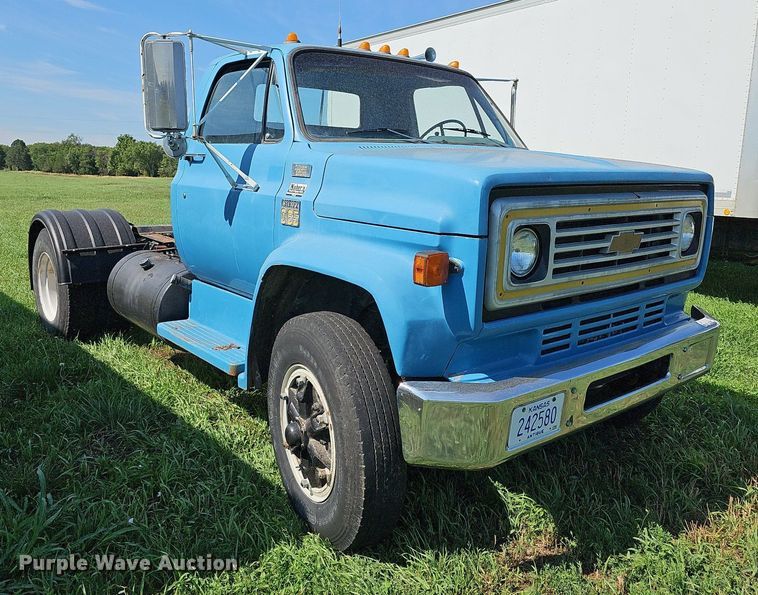 image for item DN8616 1978 Chevrolet Custom Deluxe 65  truck cab and chassis