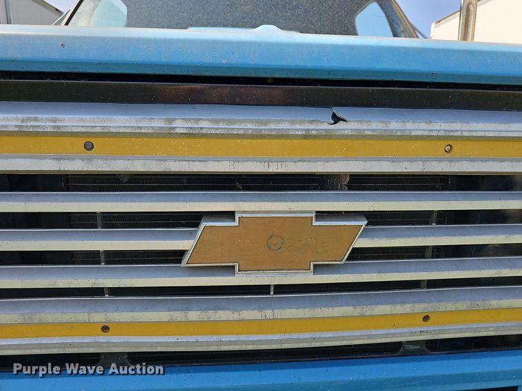 image for item DN8616 1978 Chevrolet Custom Deluxe 65  truck cab and chassis