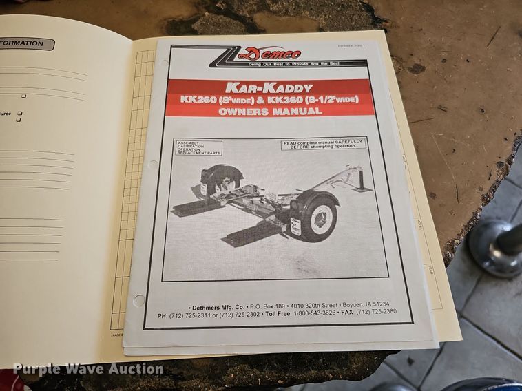 image for item DO2870 Demco Kar-Kaddy  car dolly