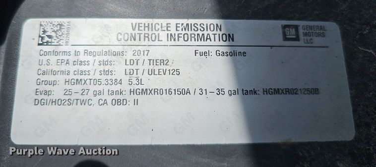 image for item DO2875 2017 Chevrolet Silverado 1500  Crew Cab pickup truck