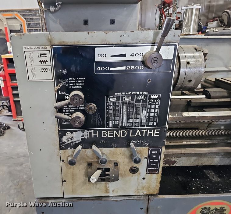image for item DO2880 South Bend Company  metal lathe