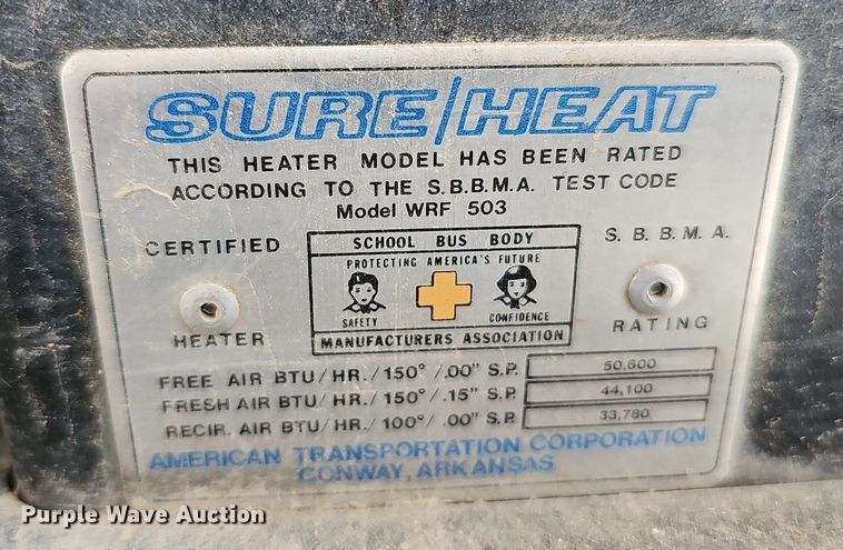 image for item DQ0117 1989 Ford B700  school bus